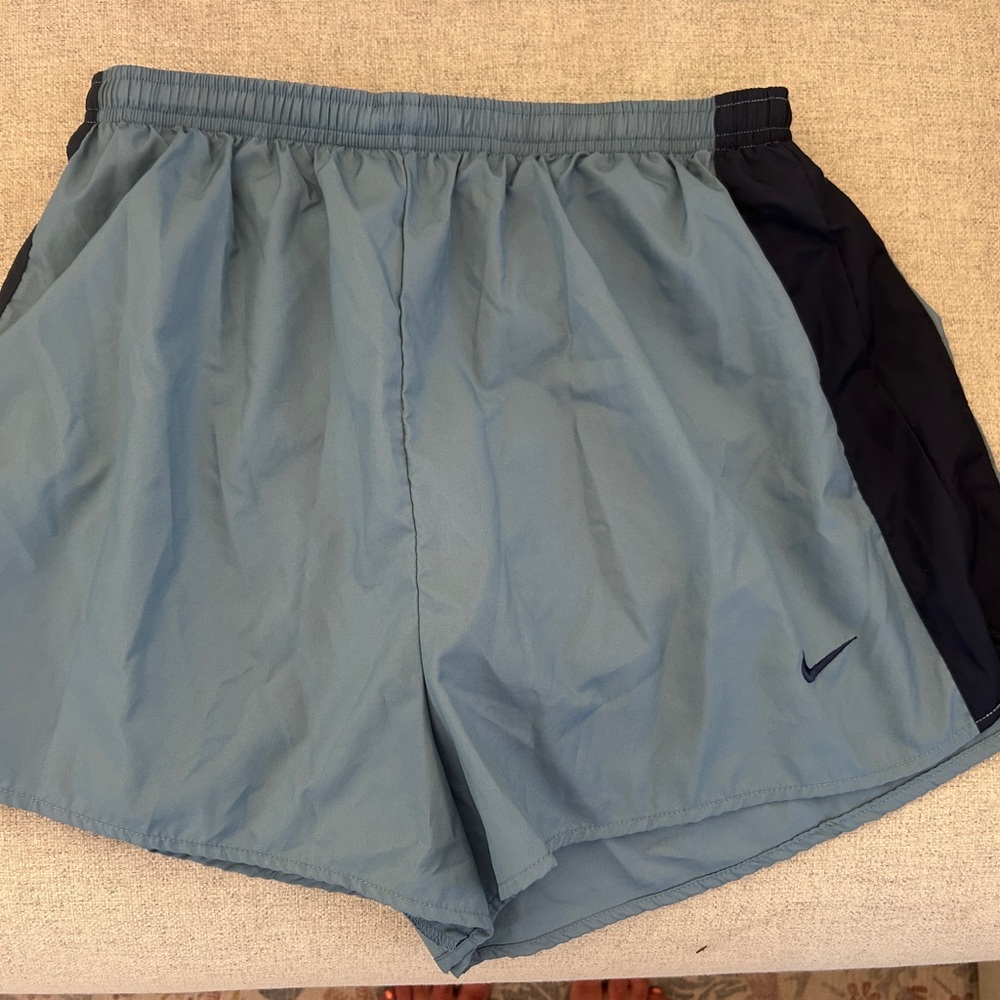 Nike Women Dri Fit Shorts - Black, Light Blue, Gray - Set of three Medium - Picture 6 of 10